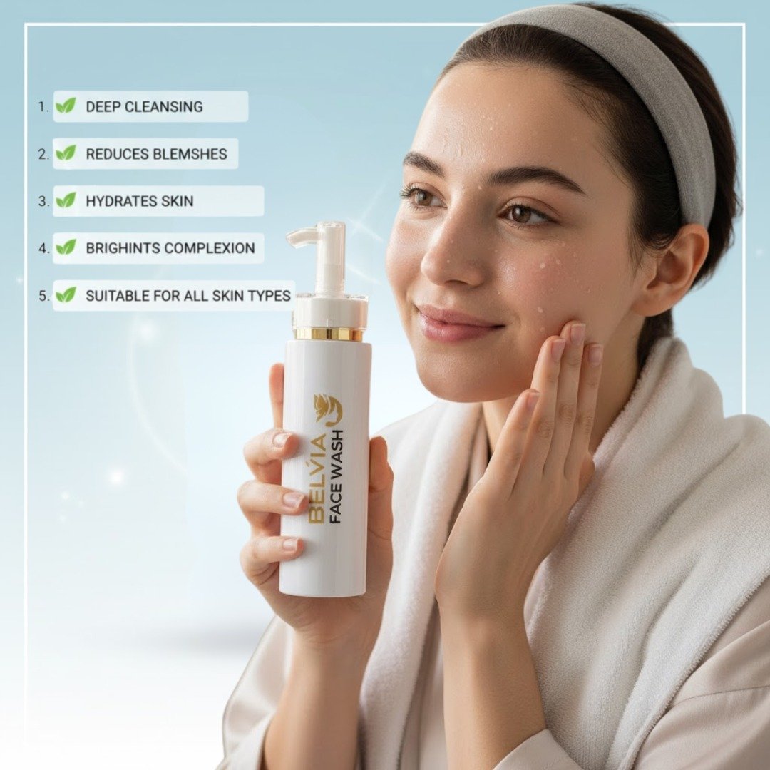 Belvia Facial Wash & Facial Kit For Glowing Skin - Image 5