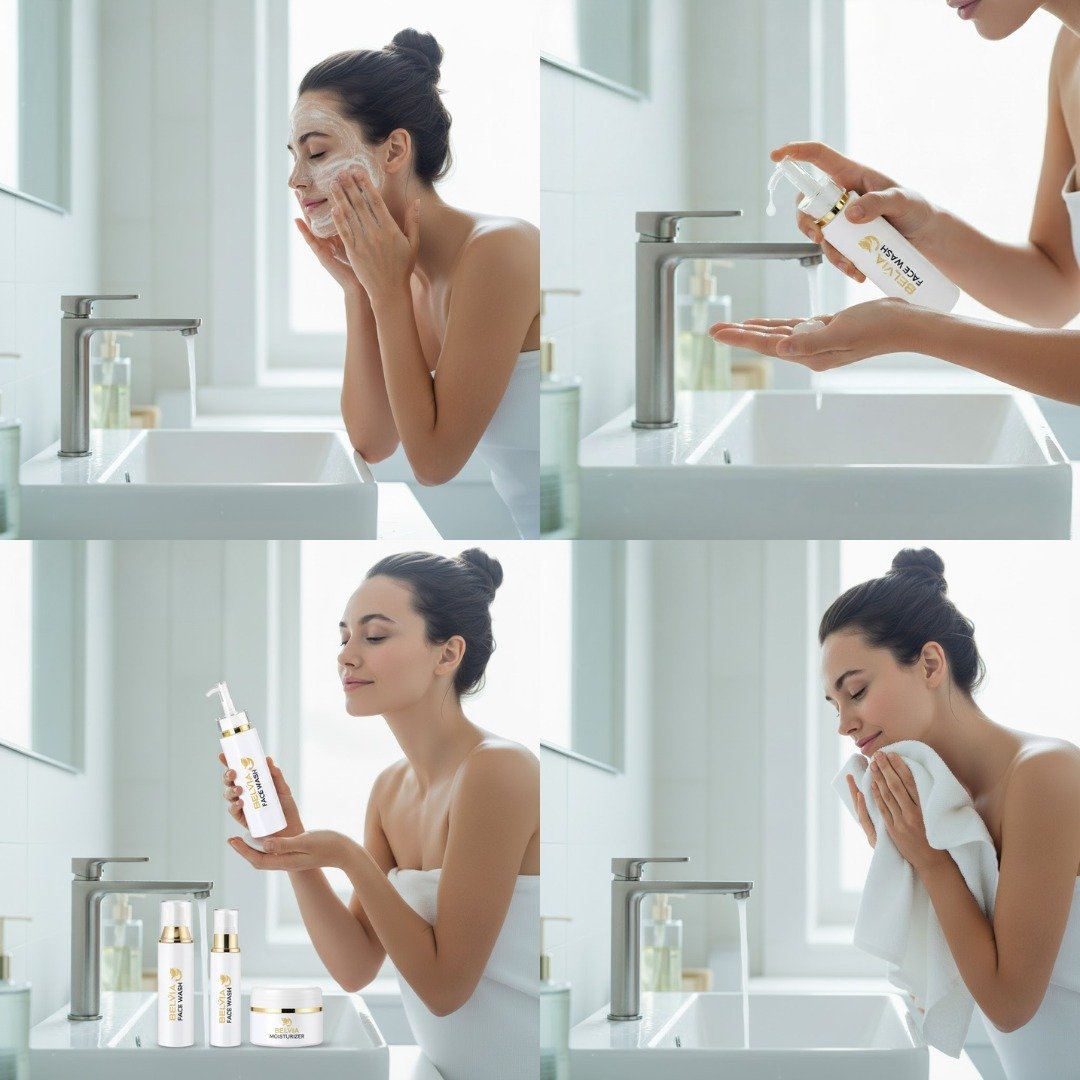 Belvia Facial Wash & Facial Kit For Glowing Skin - Image 4
